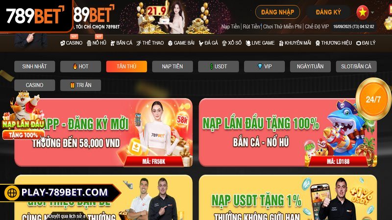 Khuyến mãi 789BET mang đến cơ hội nhận thưởng hấp dẫn