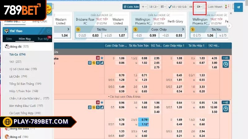 Mỗi trận đấu cập nhật nhiều kèo hấp dẫn